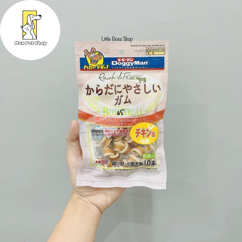 Xương nơ hương sữa 10 cây DoggyMan cho thú cưng