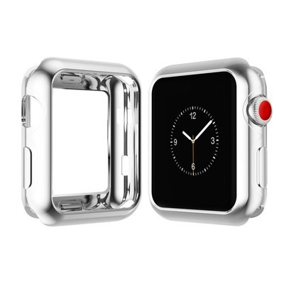 Vỏ TPU mềm mạ điện bảo vệ for Apple Watch Series 6 SE 5 4 3 2 1 38mm 40mm 42mm 44mm