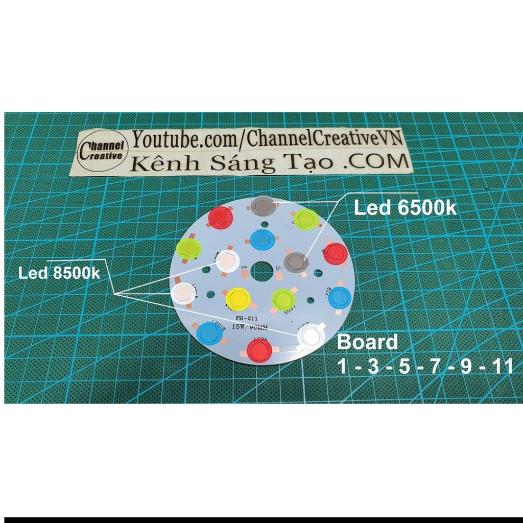 Mạch tròn hàn sẵn led luxeon 1w