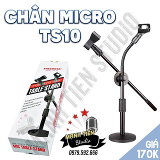 [KÈM VIDEO] Chân Đế Micro Chuyên Nghiệp TS10 - đa năng tiện lợi, thu gọn diện tích