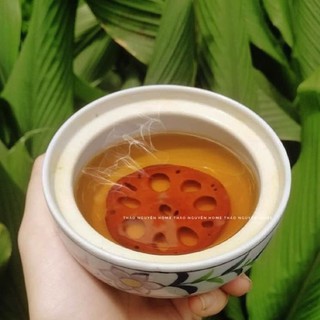 Trà củ sen bụi ( củ sen sao vàng hạ thổ)