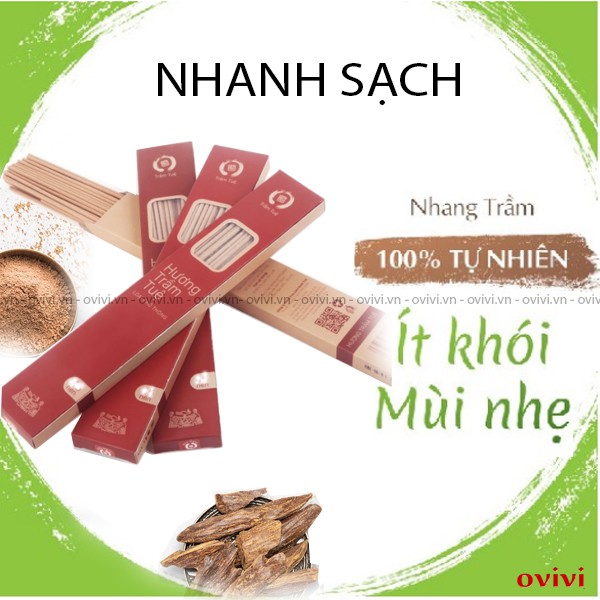 Nhang Sạch, Hương Trầm Tuệ 100% tự nhiên không hóa chất