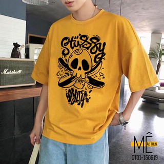 ÁO THUN STUSSY ĐẦU LÂU NAM NỮ PHONG CÁCH NGẦU- MÊ ÁO THUN MAT01-160619