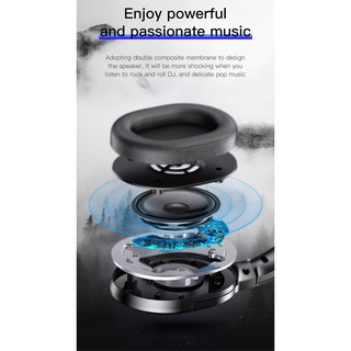 Tai nghe bluetooth trùm đầu baseus Encok D02 Pro