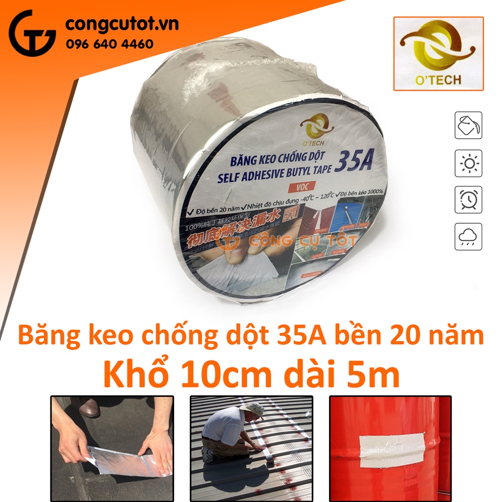 Băng keo chống dột chịu nhiệt chịu dãn bền 20 năm