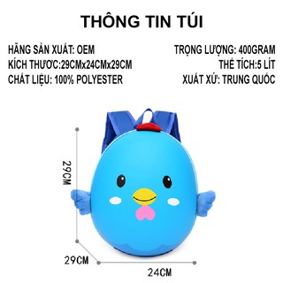 Balo gà con đáng yêu cho bé