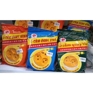 Ổ cắm quay vina 5 mét, 8 mét, 10 mét hàng chính hãng