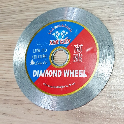 Dụng Cụ Cưa Cắt Lưỡi Kim Cương Phụ Kiện Máy Cầm Tay Dĩa Liền Cắt Ướt Đường Kính 11Cm