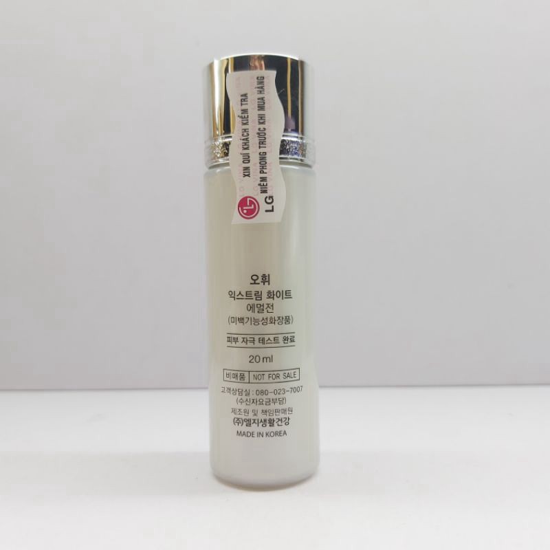 Sữa Dưỡng Trắng Ohui Siêu Dưỡng Trắng Da Mờ Nám Tàn Nhang 20ml - Ohui Extreme White Emulsion