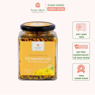 Trà hoa kim cúc Hoa Lâm sấy lạnh giữ nguyên hương vị thanh nhiệt 35/50 gr