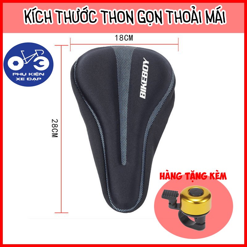 Bọc Yên chất lệu cao su non,Yên Xe Đạp Đệm lót yên xe đạp, leo núi êm ái thoải mái loại mớiBY01