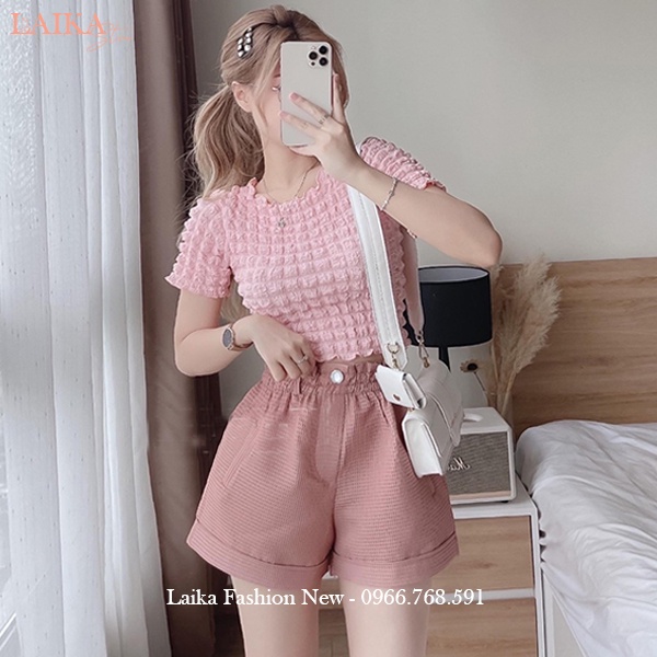 Quần đùi nữ mặc nhà cạp chun lưng thun cao chất vải xốp ong mềm mát dáng quần short nữ ống rộng đi biển thể thao hẹn hò