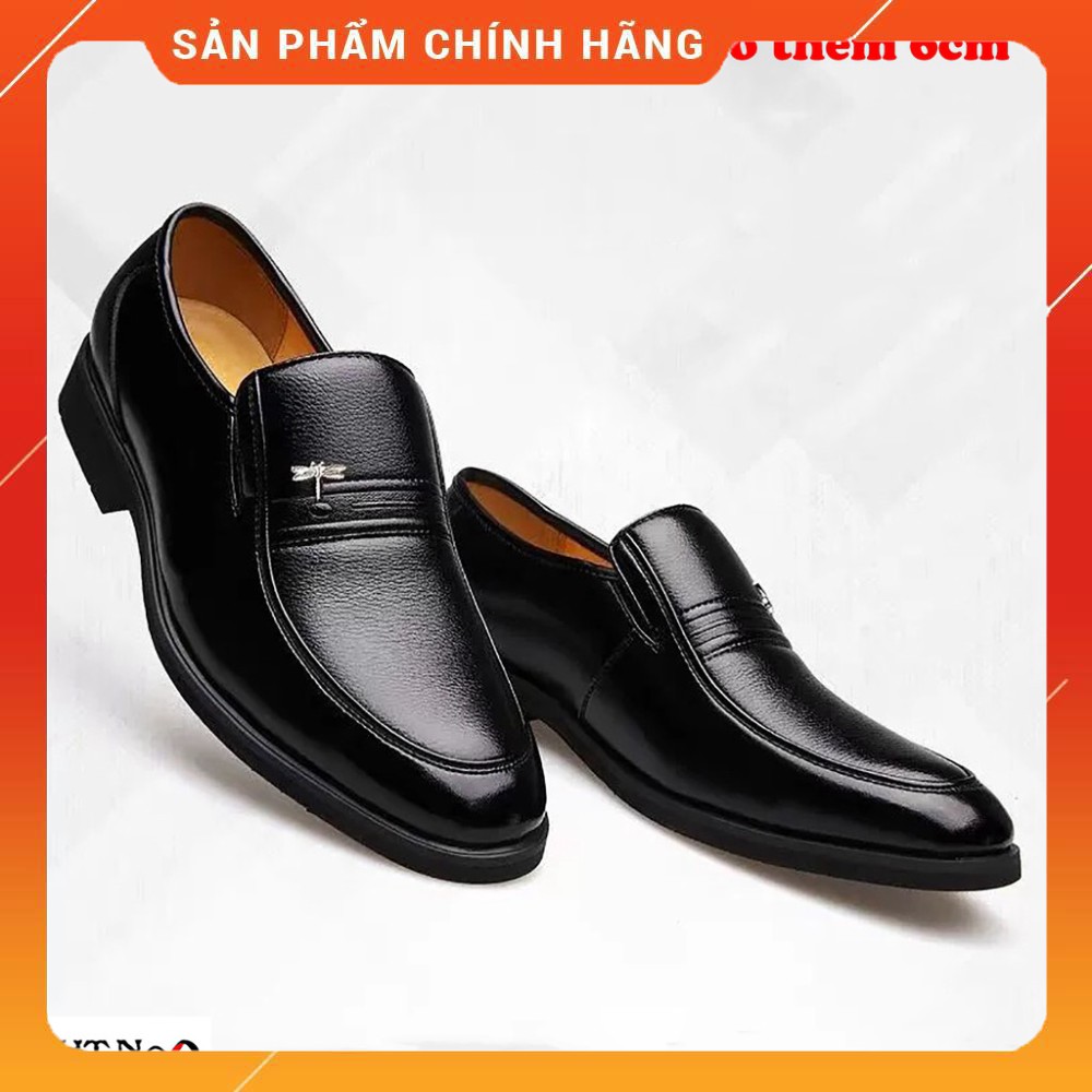 GIÀY DA NAM TRUNG NIÊN  💖 HT.NEO 💖 da bò xịn hàng đẹp tăng chiều cao thêm 6cm kết hợp quần áo siêu đẹp (dd21)