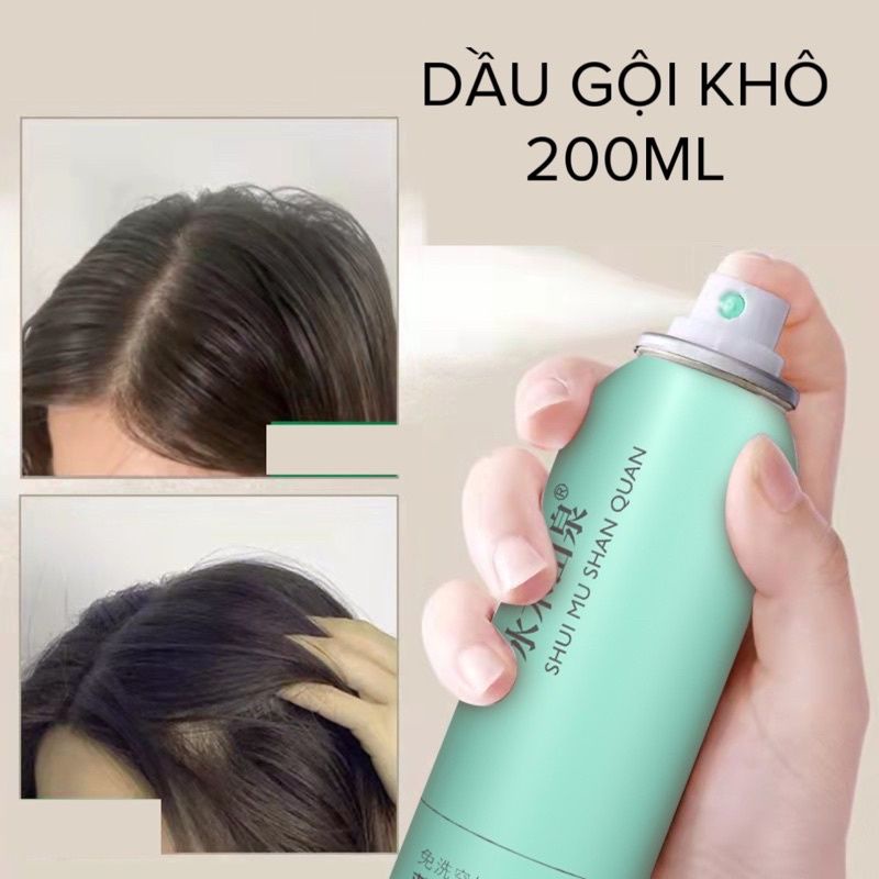 Chai Xịt tóc Khô 200ml