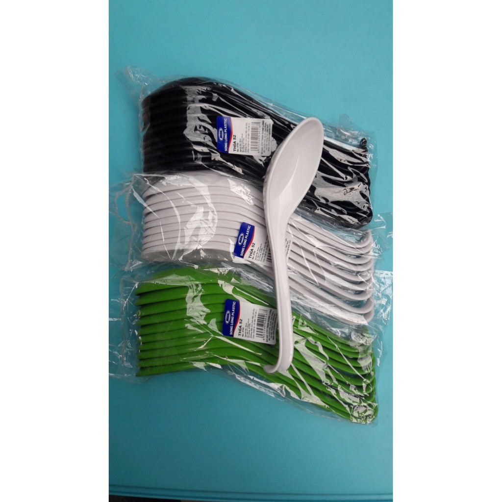 SET 10 THÌA ĂN CHÈ SONG LONG-/THÌA 52