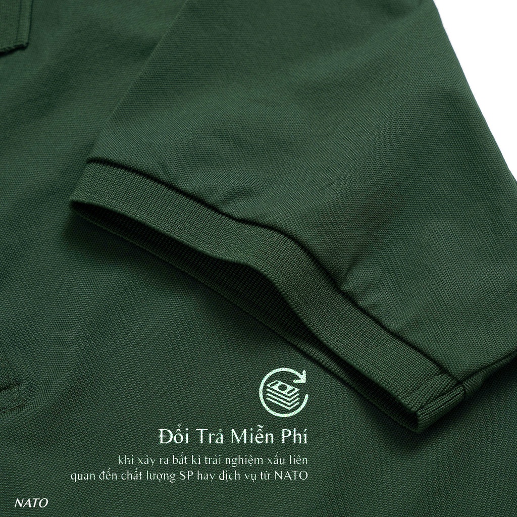 Áo Thun Polo Nam BASIC Vải Cotton Cá Sấu Cao Cấp Chuẩn Đẹp Tay Ngắn Có Cổ Màu Đen Trắng Xanh Navy Đỏ Trơn NATO