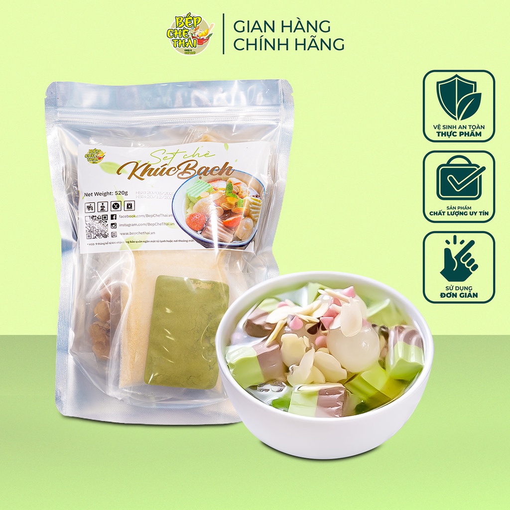 Set chè khúc bạch (set 20 chén) thơm ngon, giải nhiệt mùa hè - Bếp Chè Thái