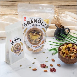 Granola giàu hạt mix 11 loại hạt thương hiệu gạch đỏ healthy dành cho ăn - ảnh sản phẩm 4