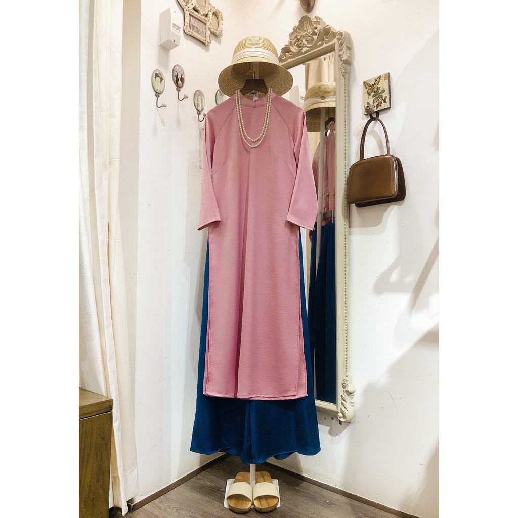 Set Áo dài Rosemary tây thi hồng tím