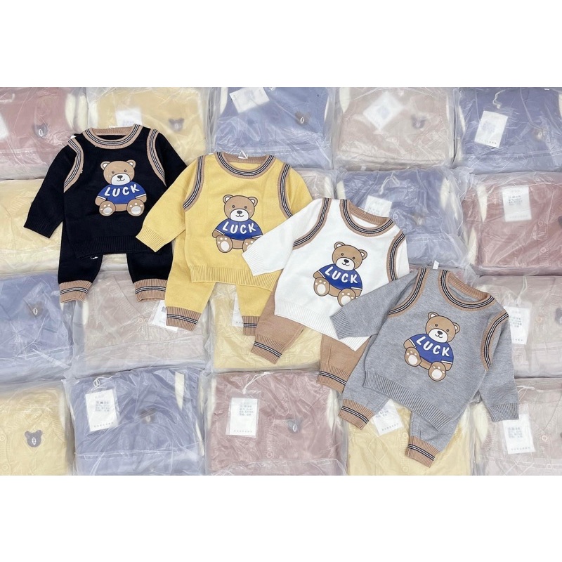BỘ LEN GẤU CHO BÉ