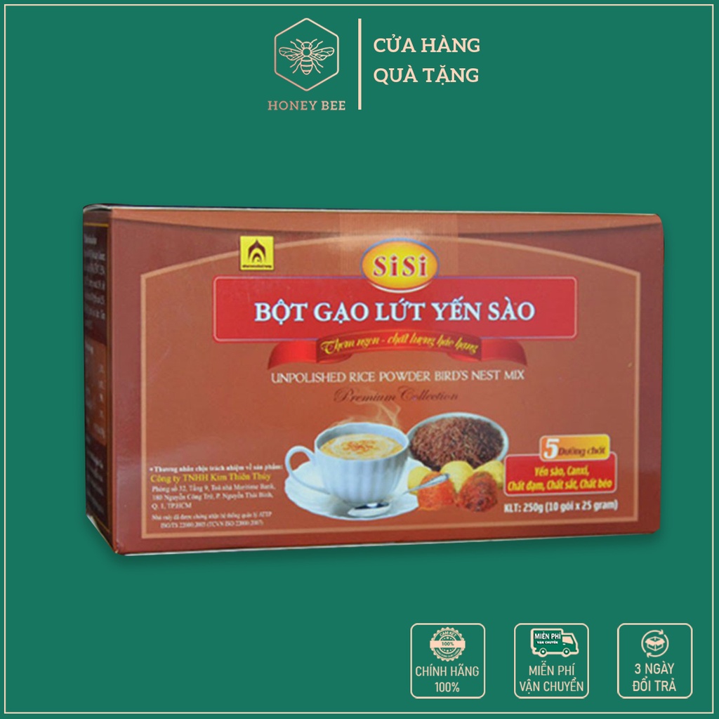 Bột gạo lứt yến sào sisi bột pha dinh dưỡng tốt cho sức khỏe