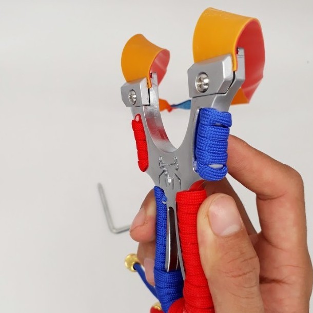 NÁ CAO SU NHÊN XOÁY ỐC KIM LOẠI CHẠC 7.5 - 2 BỘ DÂY NÁ CAO SU