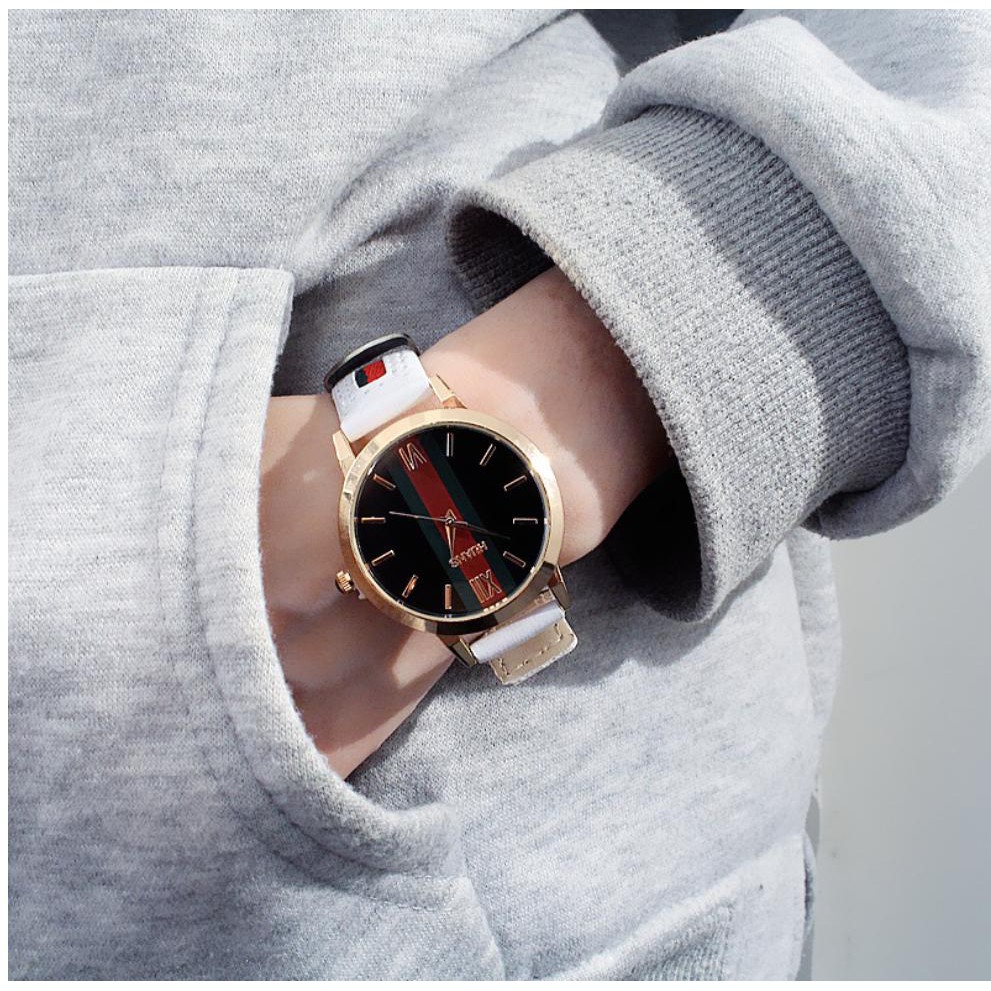 [CỰC ĐẸP] ĐỒNG HỒ NỮ DÂY DA HUANS SỌC ĐỎ DHD115 NHIỀU MÀU SIÊU HOT | BigBuy360 - bigbuy360.vn