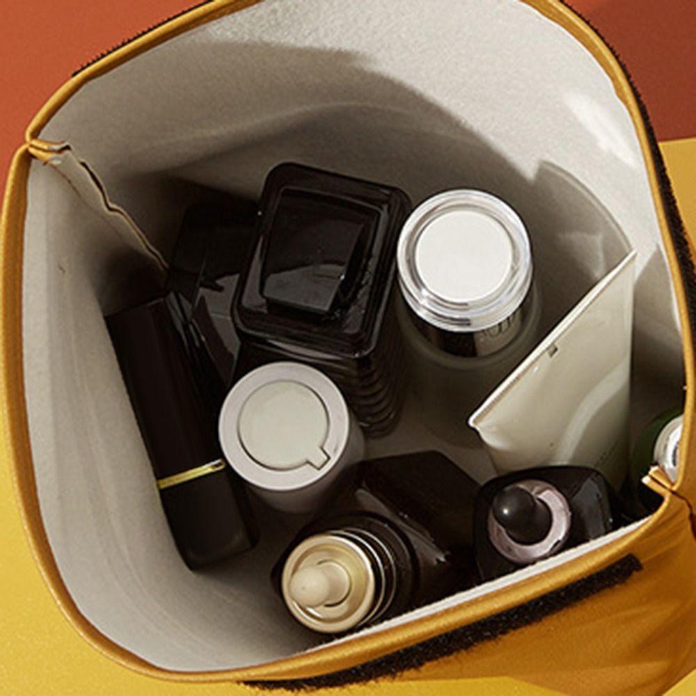 ORIENTLII Túi Đựng Đồ Trang Điểm Bằng PVC Chống Nước Có Khóa Kéo Tiện Dụng