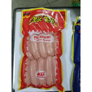 [CHÍNH HÃNG] Xúc Xích Đức Việt Dòng Mỹ 10 Chiếc | Túi 500Gr