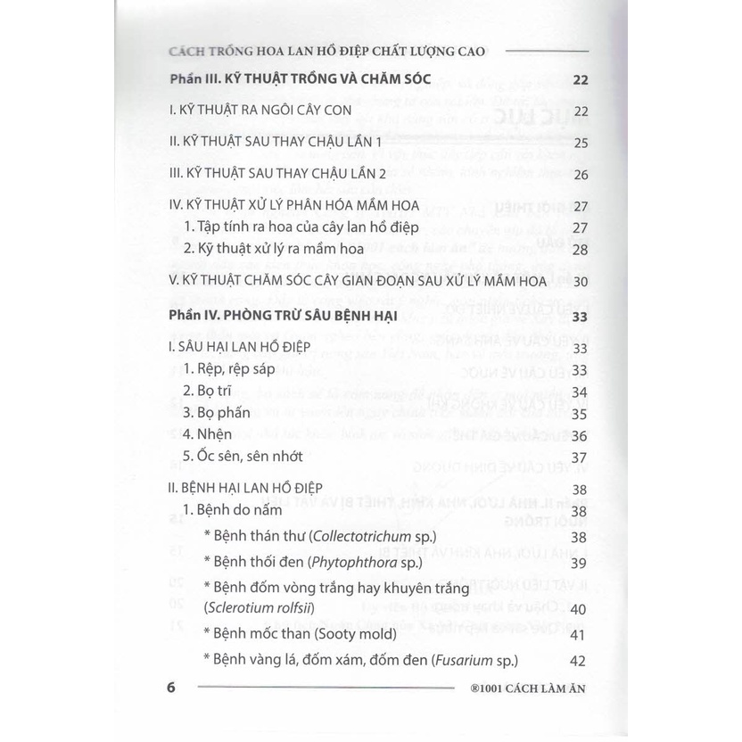 Sách - Cách Trồng Hoa Lan Hồ Điệp Chất Lượng Cao