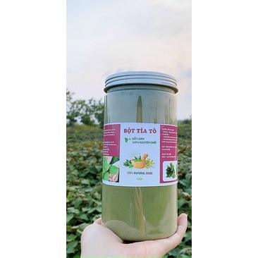 1 hộp bột tía tô sấy lạnh cao cấp