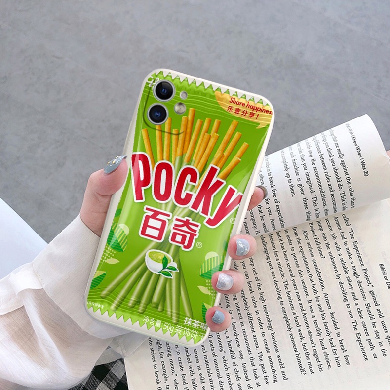 Ốp lưng iphone vỏ kẹo nền bóng Pocky cute 6/6splus/7/7plus/8/8plus/x/xr/xs/11/12/13/14/pro/max/plus/promax