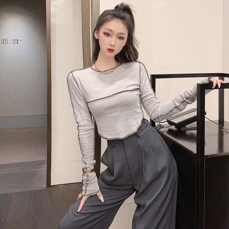 Áo thun COZOK tay dài dáng ôm thời trang