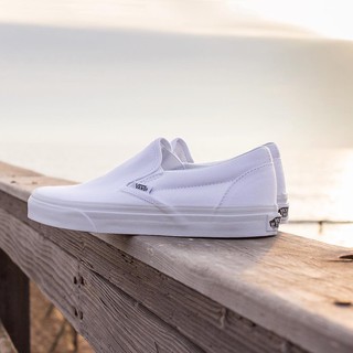 Giày Vans Chính Hãng Slip On All White