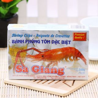 Bánh phồng tôm Sa Giang loại đặc biệt 200g