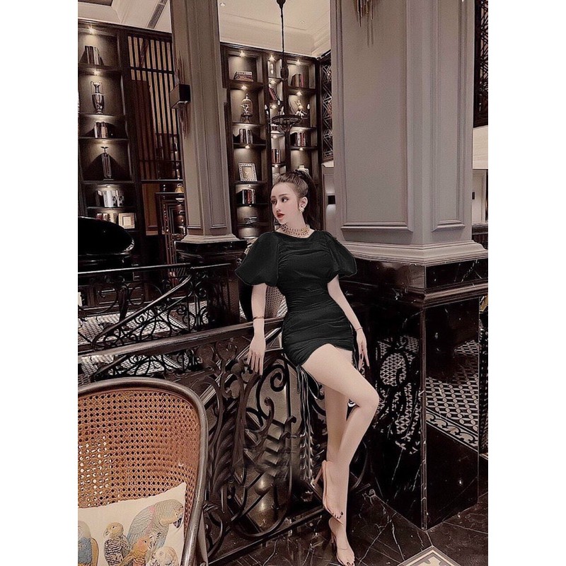 [Mã SKAMA06 giảm 8% tối đa 50K đơn 250K] Đầm tay bí rút eo #bigsize 60kg đến 90kg | BigBuy360 - bigbuy360.vn