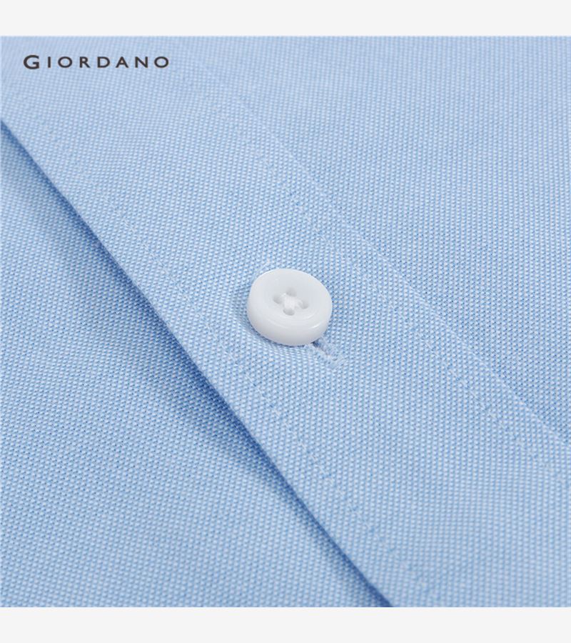 Áo Sơ Mi GIORDANO 01041178 Dáng Ôm Vải Oxford Thêu Hình Ếch | BigBuy360 - bigbuy360.vn