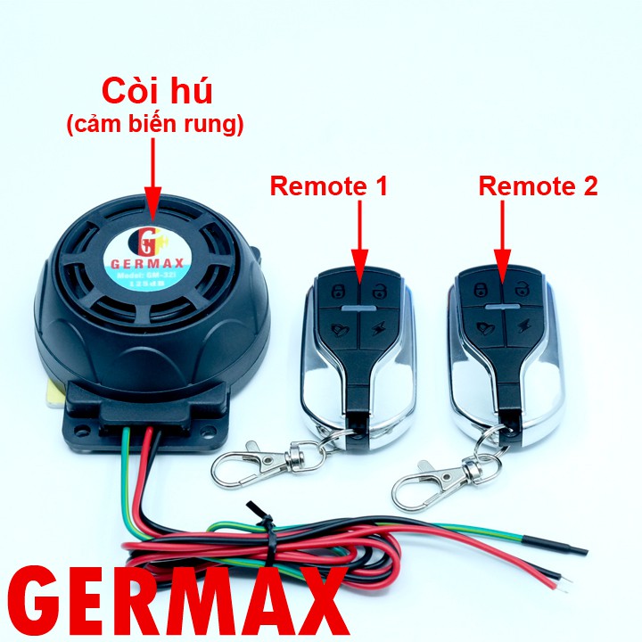 Chống Trộm Xe Máy Germax GM-32i, Tự Lắp Đặt Dễ Dàng - Chống Trộm Hiệu Quả