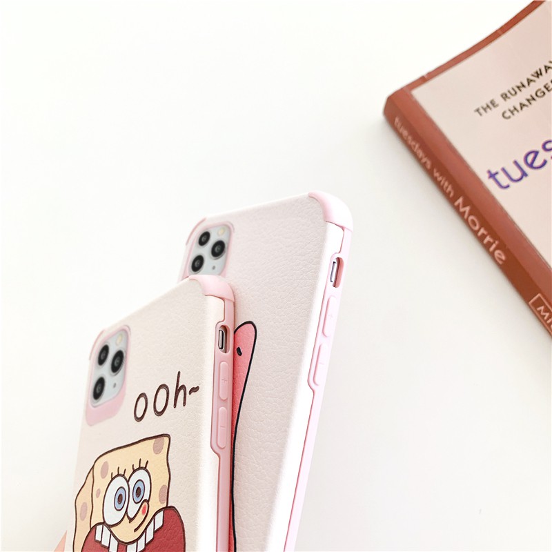 Ốp lưng iphone Bob & Patrick da viền chống va đập 5/5s/6/6plus/6s/6splus/7/7plus/8/8plus/x/xs/11/12/pro/max/plus/promax | BigBuy360 - bigbuy360.vn