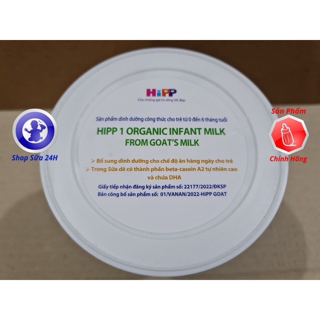 Sữa dê HiPP Organic số 1 lon 400g