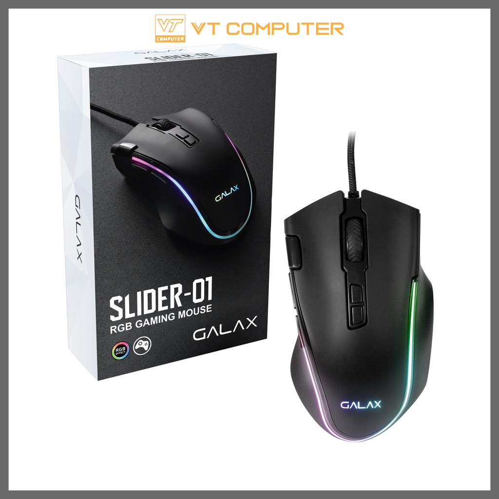Chuột Gaming Galax Slider / Led RGB / Bảo Hành 12 Tháng