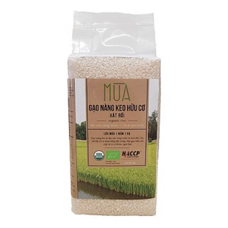 GẠO HỮU CƠ XÁT RỐI NÀNG KEO (2kg) - Organic Rice