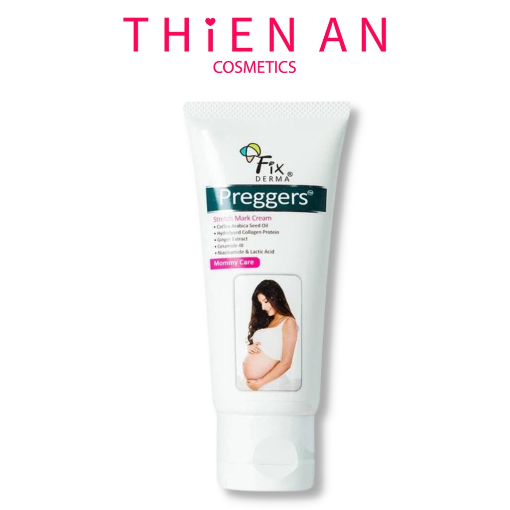 Fixderma Kem Giảm Rạn Da Dành Cho Bà Bầu Preggers Stretch Mark Cream 60G