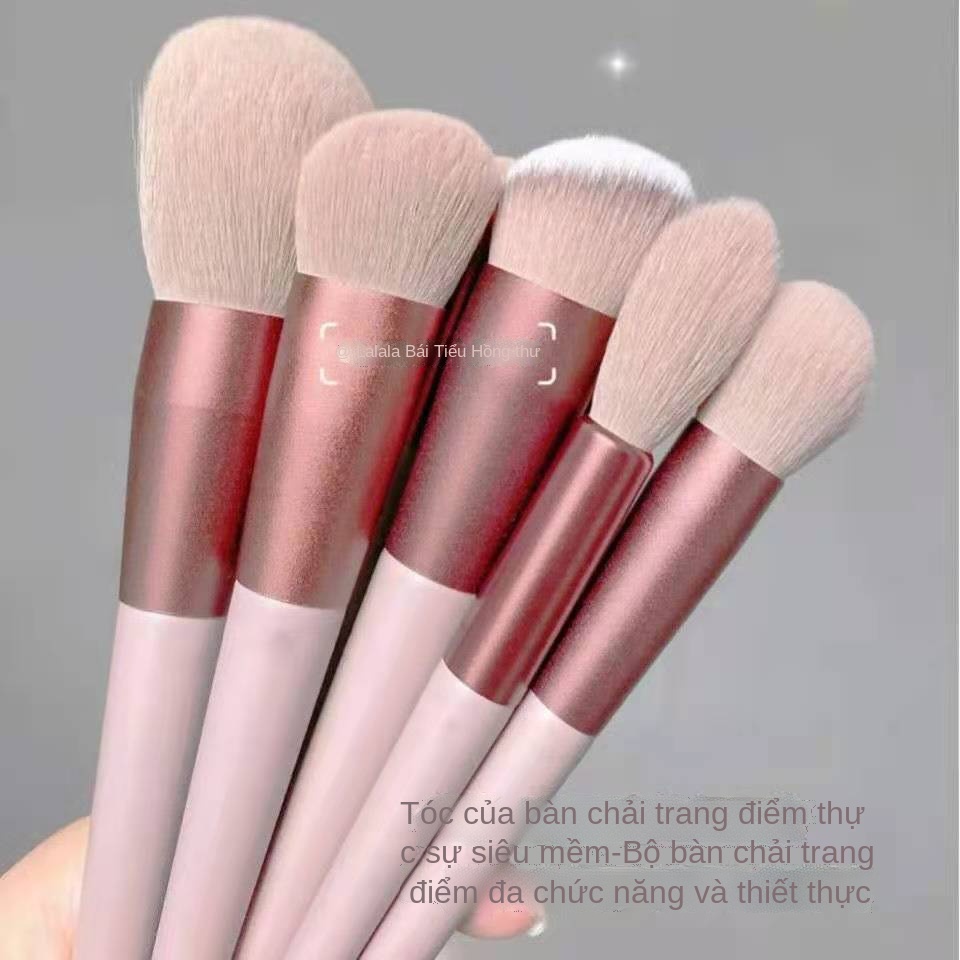 Li Jiaqi Đề xuất Beauty Girl Heart Makeup Set Brush Soft Glare Film Brush Powder Brush Set Beginner Soft Brush | BigBuy360 - bigbuy360.vn