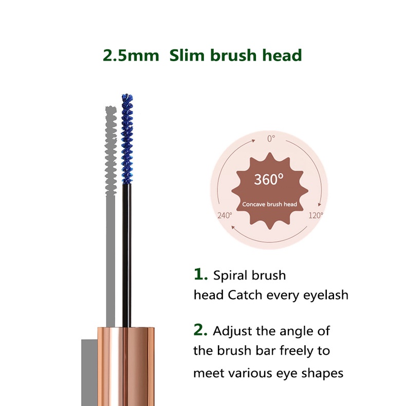 (Hàng Mới Về) Mascara Chuốt Mi Cong Dài Tự Nhiên Chống Thấm Nước Lâu Trôi Thời Trang 5 Màu Tùy Chọn | BigBuy360 - bigbuy360.vn