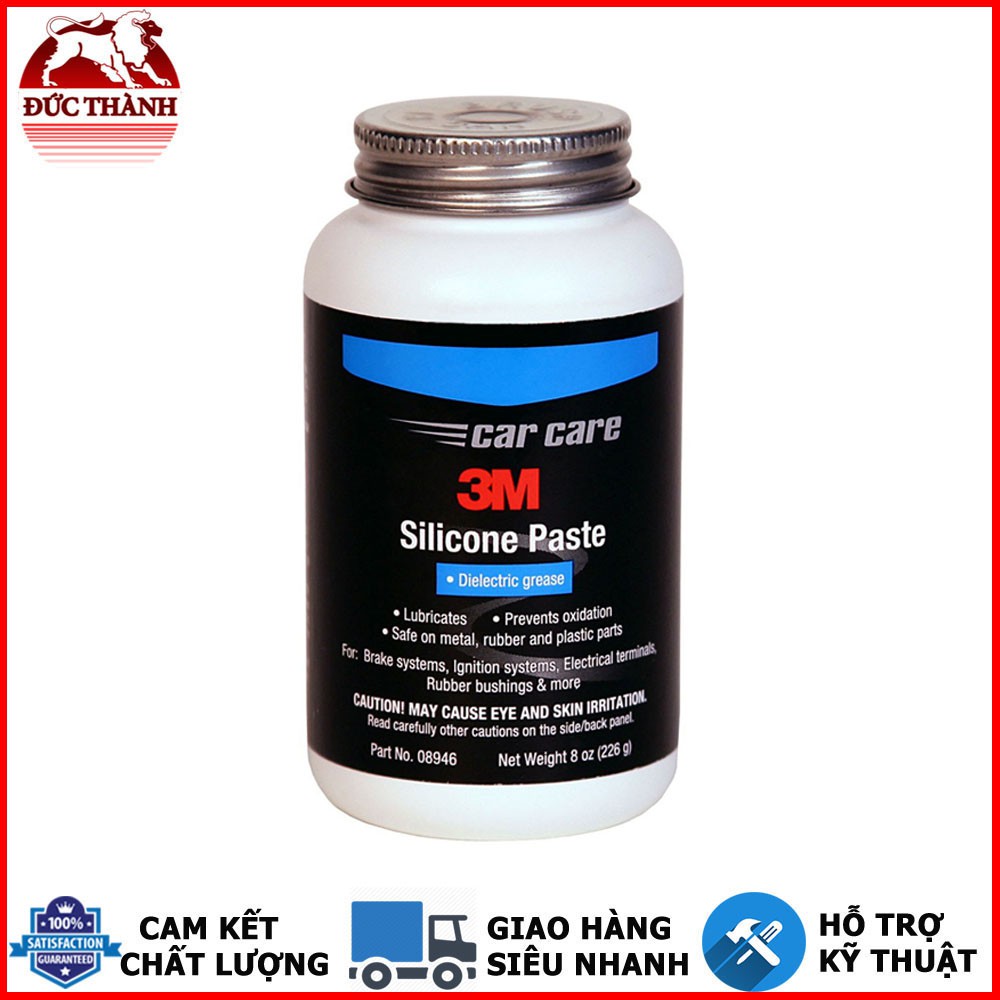 Mỡ bôi trơn Silicon trắng bôi trơn chịu nhiệt cao cấp 3M Silicone Paste 08946 226g