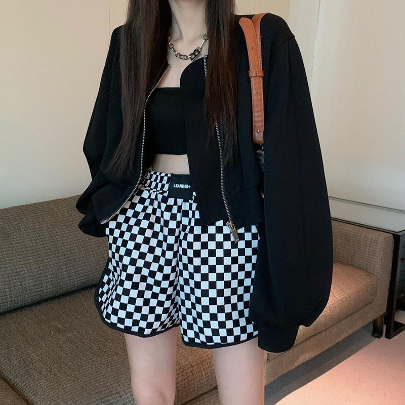 Quần short thể thao IELGY lưng cao dễ phối đồ thời trang cho nữ