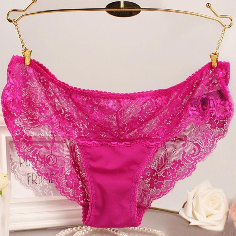 Quần Lót Viền Ren Thoải Mái Cho Nữ