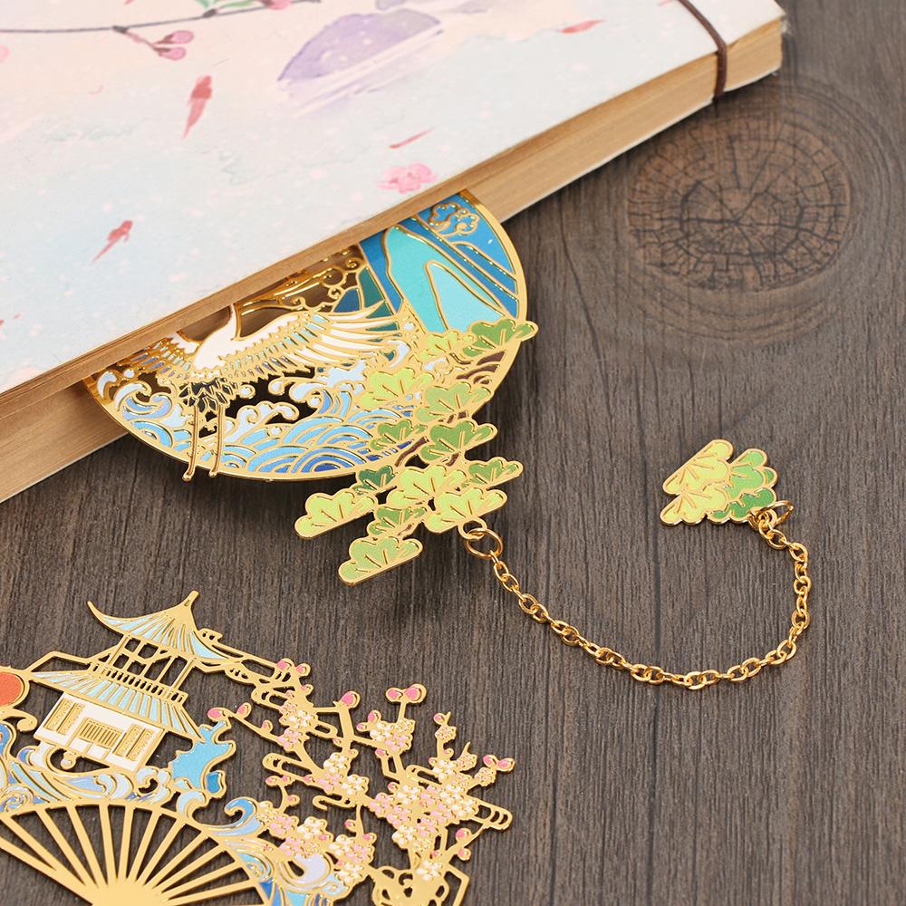 Lanfy Đánh Dấu Trang Sách Bằng Đồng Thau Phong Cách Trung Hoa Cổ Điển Cho Trường Học /
