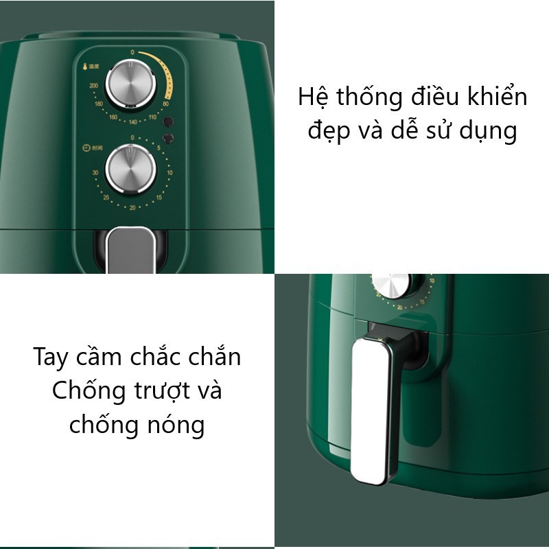 Nồi Chiên Không Dầu Camel 5l Schmidt Công Suất 1350W Tiện Lợi, Dễ Sử Dụng Bảo Hành Chính Hãng 12 Tháng